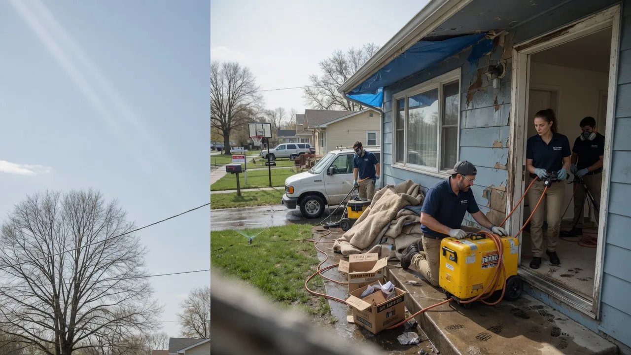 Basement Flood Cleanup in Meno, OK near me